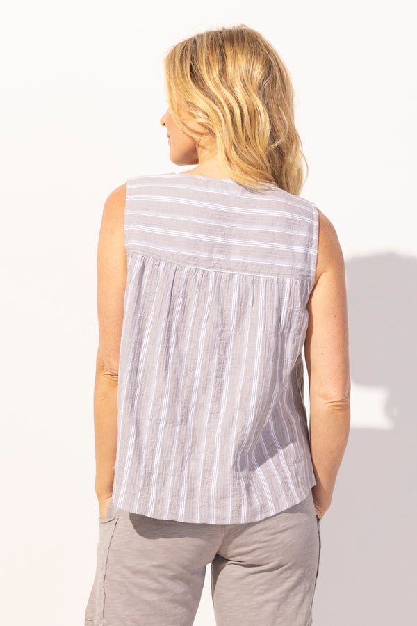 Catalina Stripe Topsail Tank - 32735