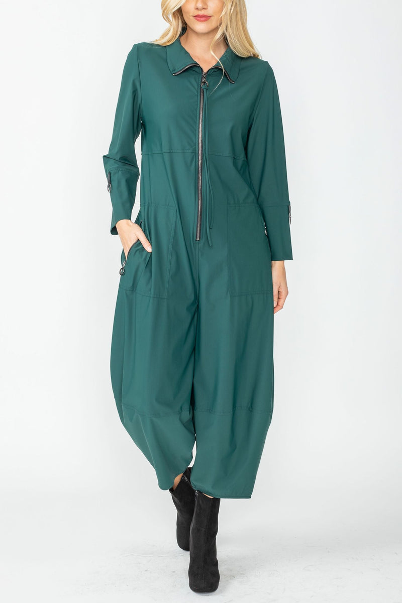 IC Collection Fashion Forward Jumpsuit in Green - 3297JS-GN