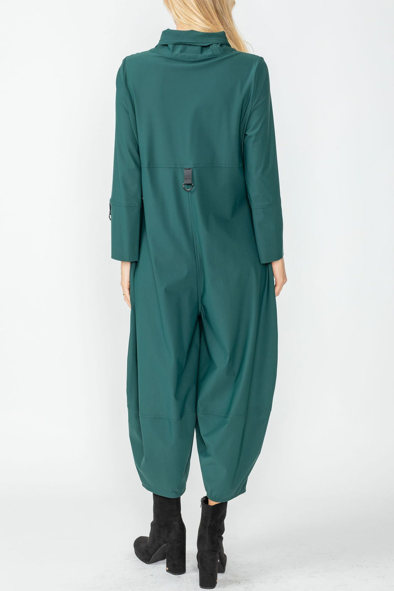 IC Collection Fashion Forward Jumpsuit in Green - 3297JS-GN