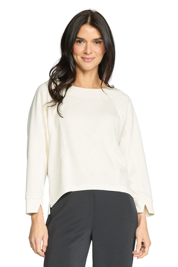 Featherlux Knit Solid Stitch Pullover - 330101
