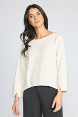 Featherlux Knit Solid Stitch Pullover - 330101