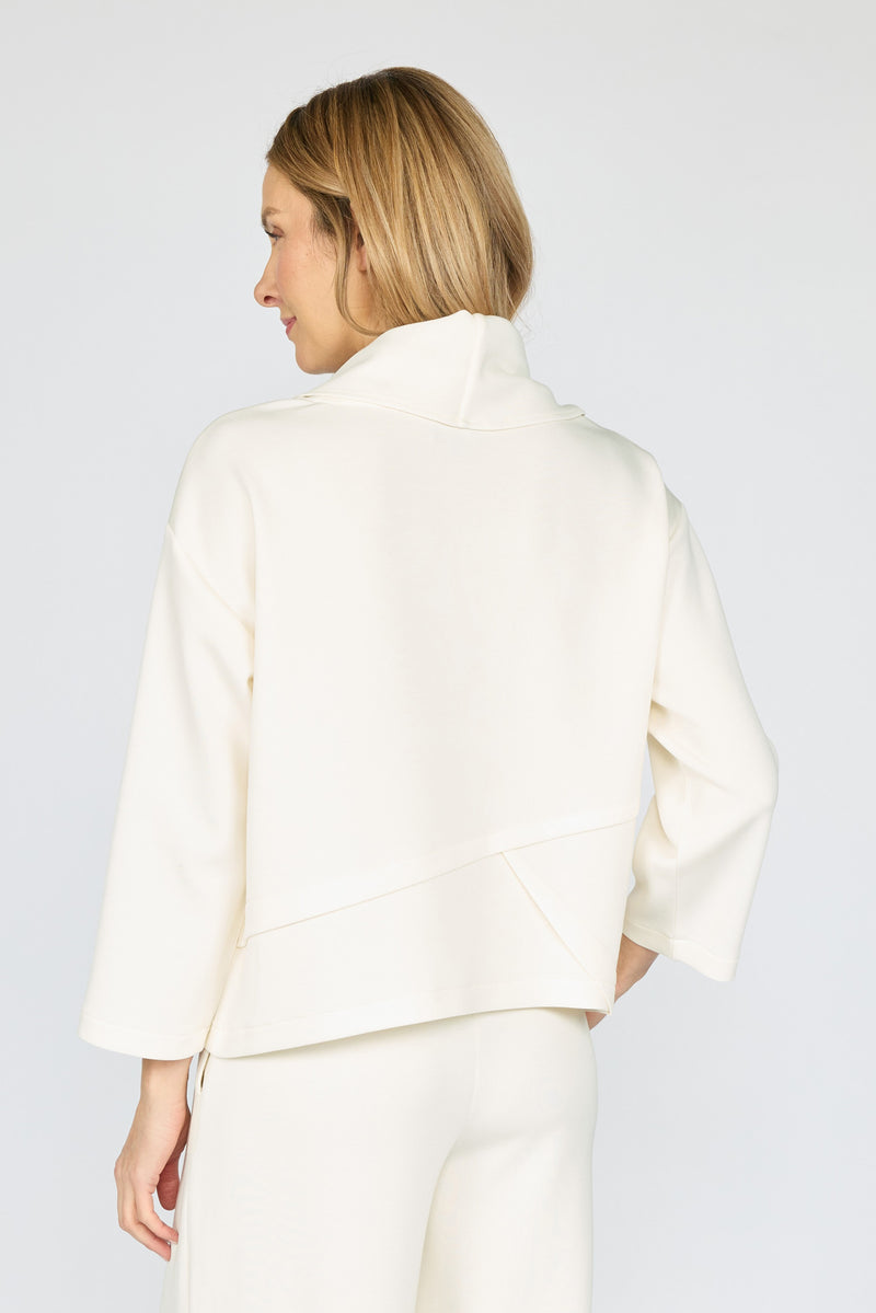 Solid Crossroads Cowl by Olivia by Habitat in Ivory