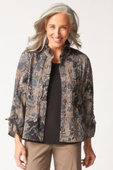Express Travel Jacobian Floral Event Jacket - 33921