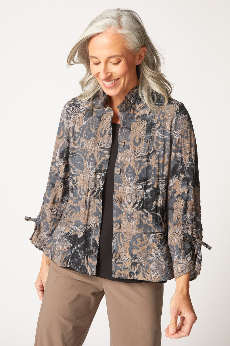 Express Travel Jacobian Floral Event Jacket - 33921