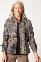 Express Travel Jacobian Floral Event Jacket - 33921