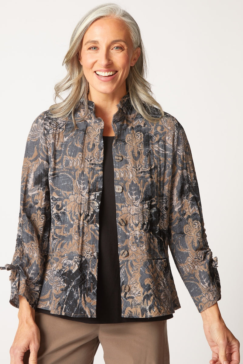 Express Travel Jacobian Floral Event Jacket - 33921