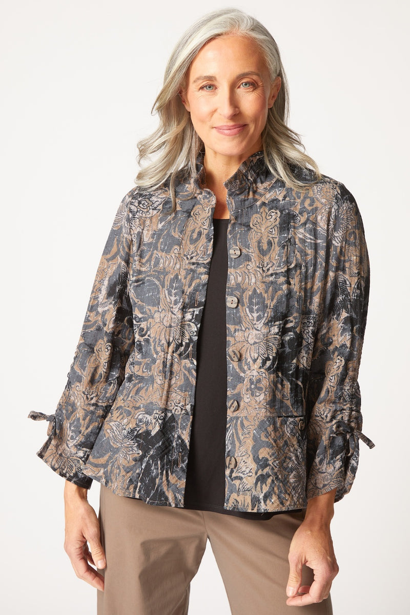 Express Travel Jacobian Floral Event Jacket - 33921