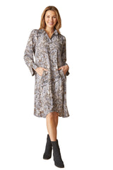 Habitat Destination Unknown Floral Artist Dress - JAVA - image 1