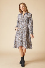 Habitat Destination Unknown Floral Artist Dress - JAVA - image 2