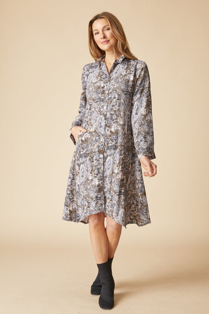 Habitat Destination Unknown Floral Artist Dress - JAVA - image 2