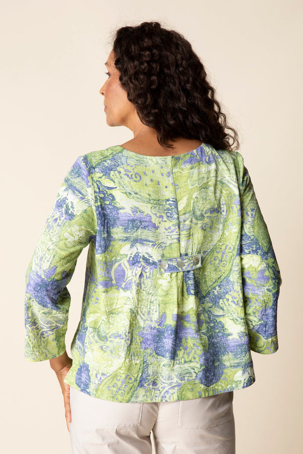 Destination Unknown Pleat Back Pullover - 34932