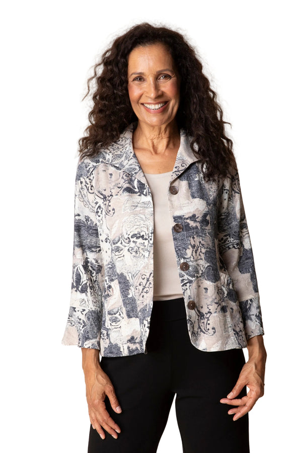 Destination Unknown Shirred Pocket Jacket - 34946
