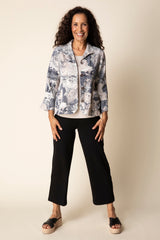 Destination Unknown Shirred Pocket Jacket - 34946 - Size M & XL