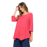 Pocket Tunic Top in Fruit Punch - SC-116A-FRT