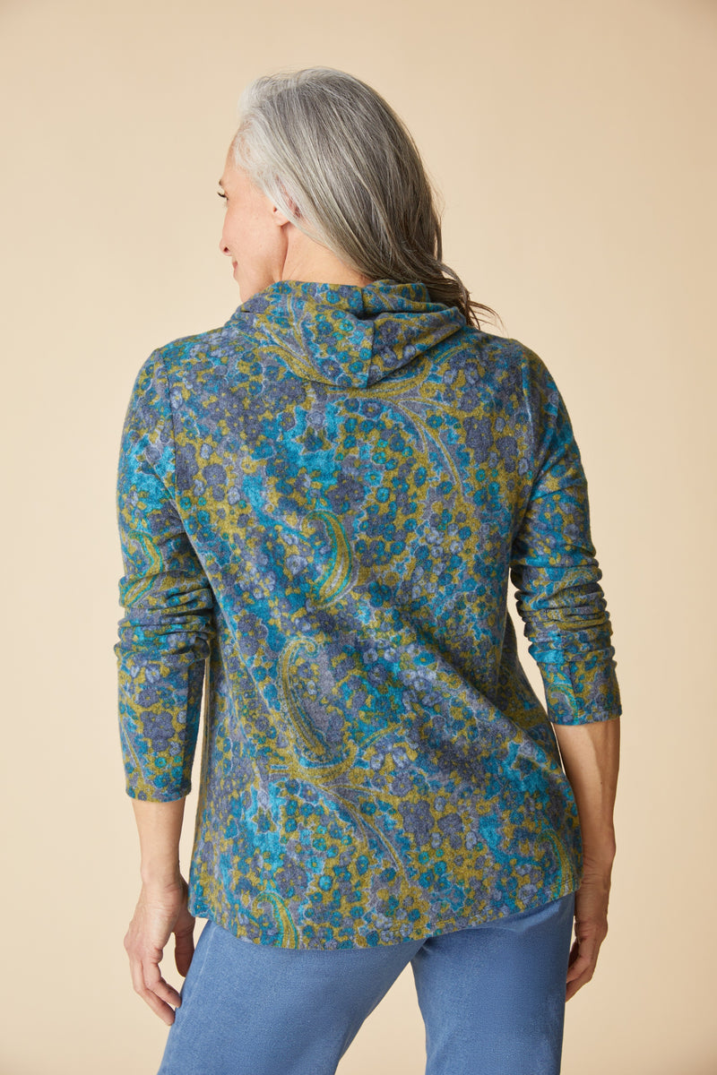 Habitat Cozy Cowl Top - Lagoon - image 3