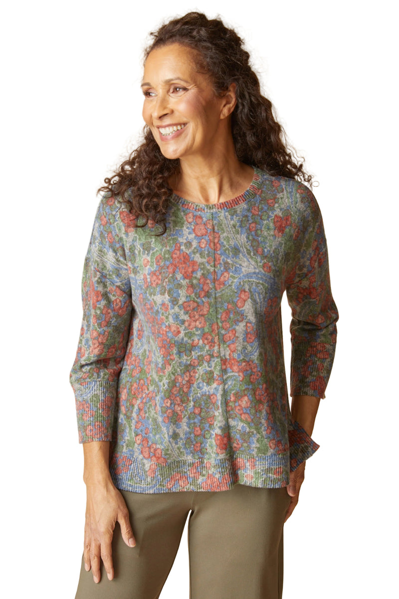 Habitat Super Soft Fleece Boxy Crew - FERN - image 2