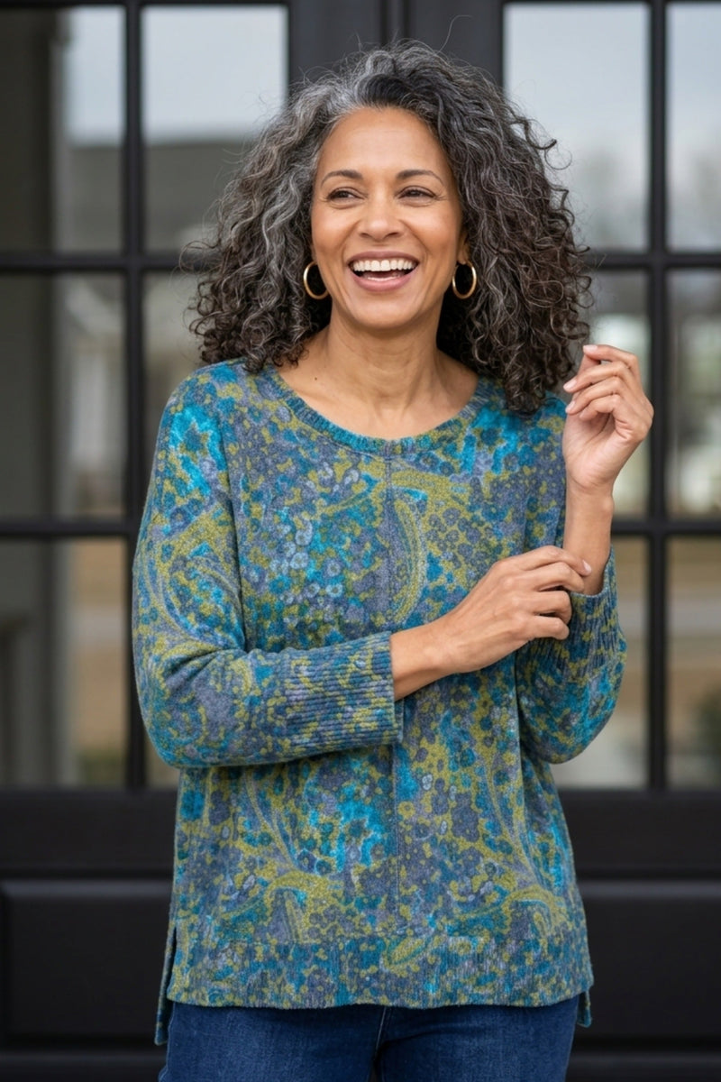 Super Soft Fleece Boxy Crew - 35468