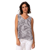 Regetta Rayon Leaves Resort Tank - 35610