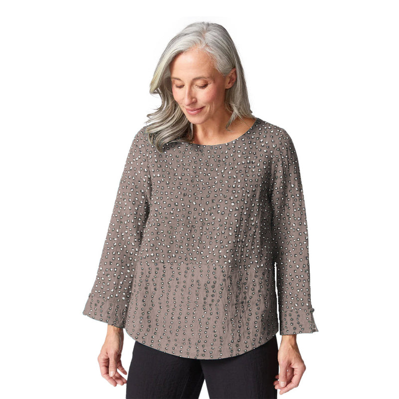 Dot Mix Tunic Top - 35620