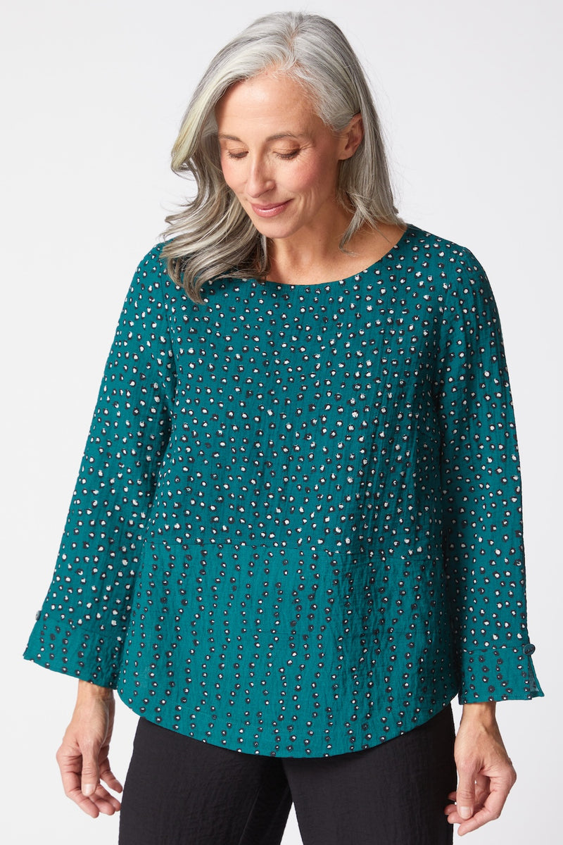 Dot Mix Tunic Top - 35620