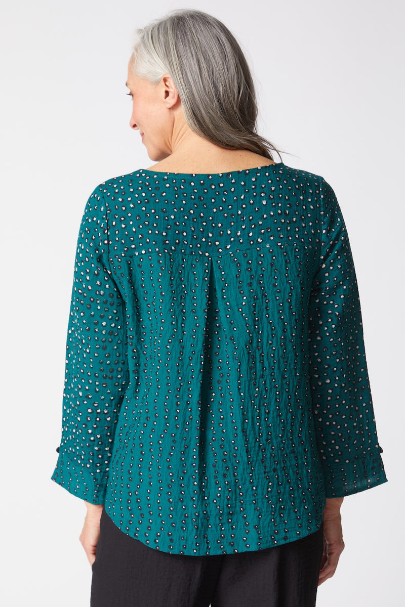 Dot Mix Tunic Top - 35620