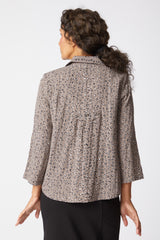Mini Dot Textured Jacket - 35649