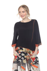 Playful Tunic with  Bold Contrast Trim - 3614