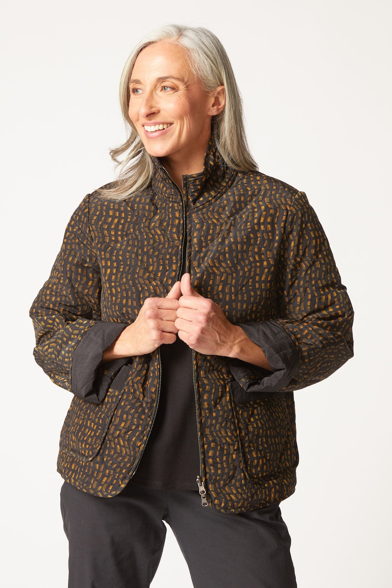 Quilt Puffer Coat - 36631