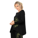 Half Moon Top in Green - 7386T-GRN