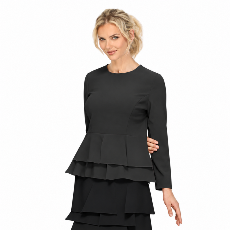 Tiered Peplum Top - 7233T