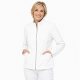 Stretch Cotton Zip Front Jacket - 42641