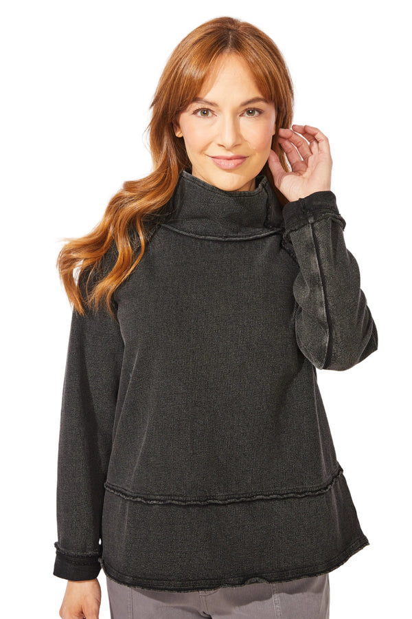 Alpine Mock Neck Sweater - 38511