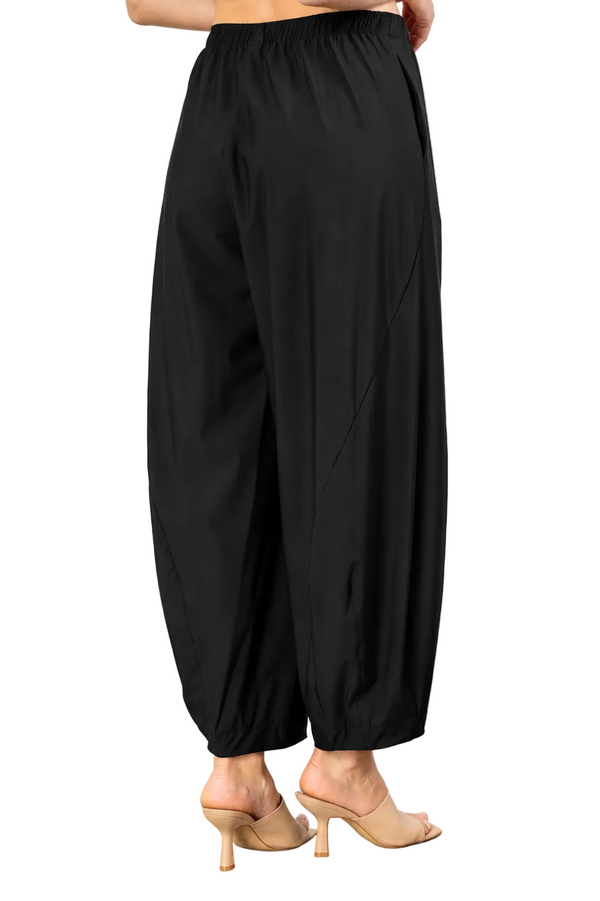 Just In! Modern Fluid Drape Pant in Black - 3869P