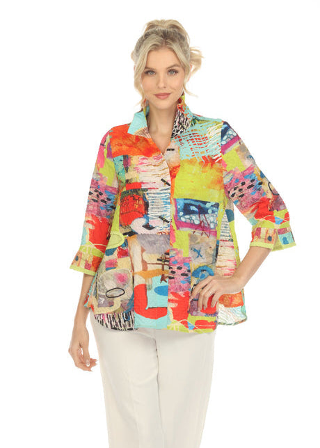 Art Print Swing Shirt - 3878