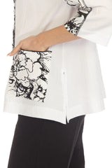 Floral Pocket Blouse/Jacket - 3879AB