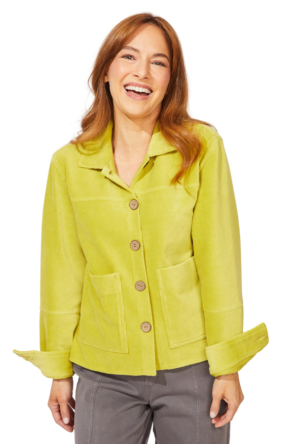 Corded Velour Camp Jacket - 39011