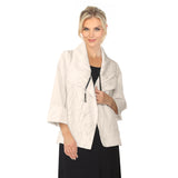 Crackle Print Jacket in Taupe - 6793J-TPE