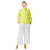 Textured Asymmetric Jacket in Neon - 6439J-NN