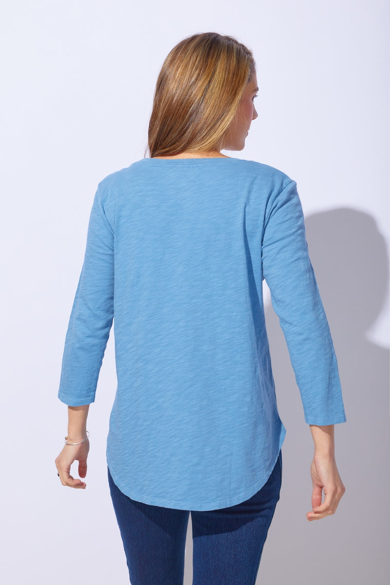 Destination Dragonfly Hi Low Cotton Tee - 40004