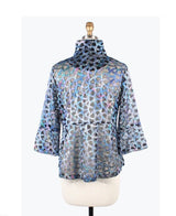 Sequin Soutache Jacket in Blue - 400-BLU