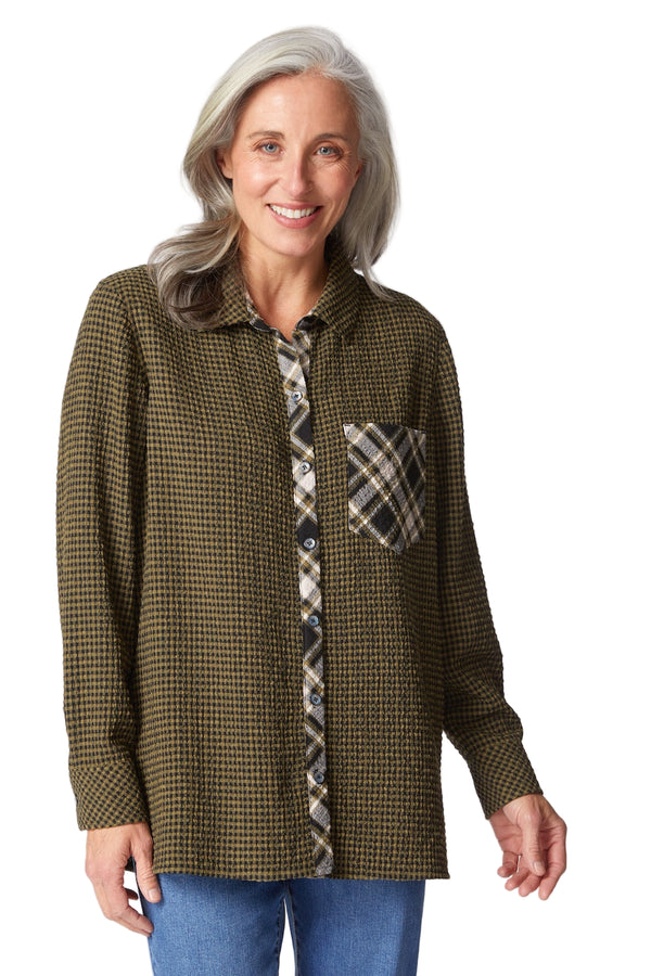 Boyfriend Pocket Shirt - 40241