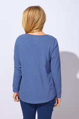 Sunflower Cotton Slub V-Neck - 40626