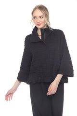 Textured Crinkle Grid Jacket - 4062