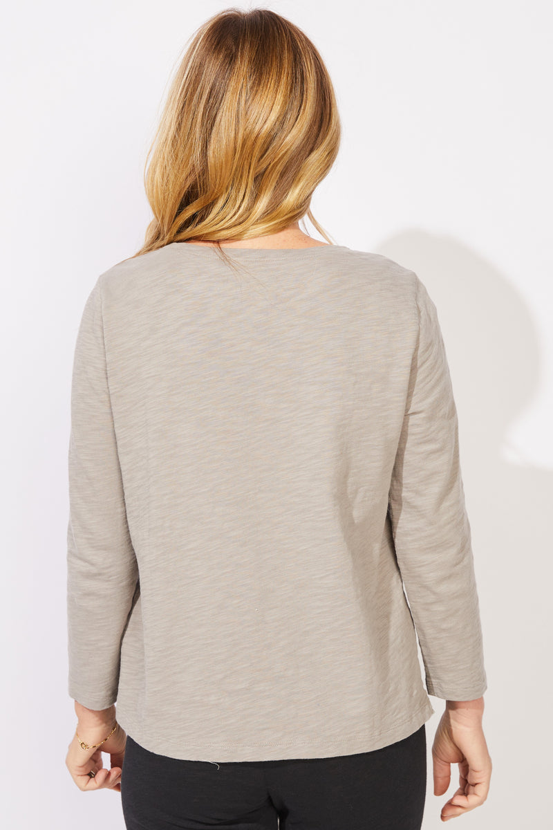 Sunflower Cotton Slub Boxy Tee - 43025