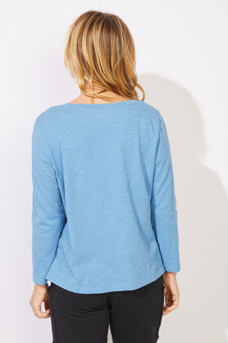 Sunflower Cotton Slub Boxy Tee - 43025