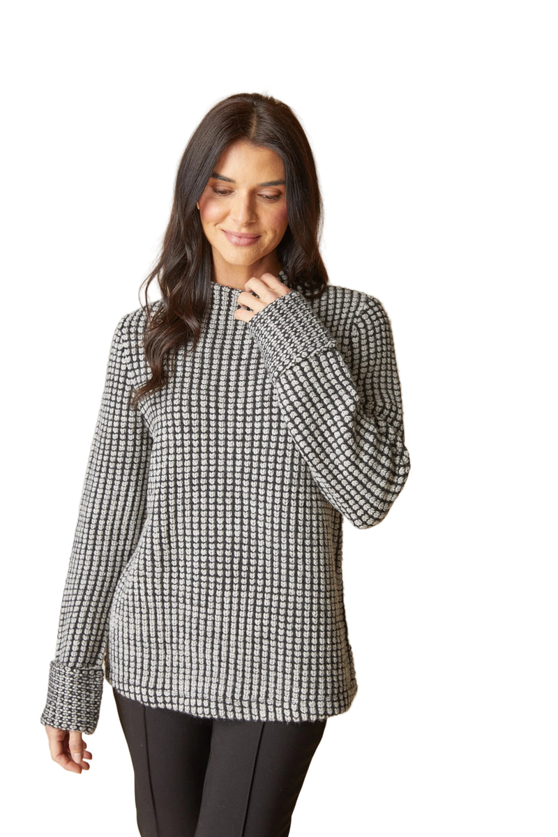 Habitat Cabin Stripes Pineview Pullover - DOVE - image 1