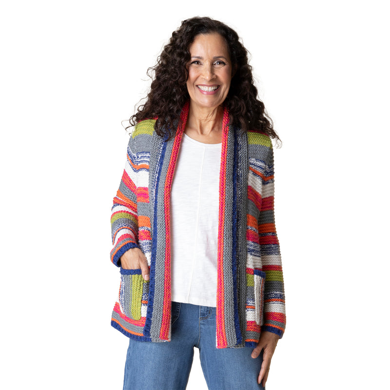 Habitat "Rustic Stripes" Sweater Cardigan - 89309