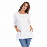 Textured Ribbed Cotton Tunic - CS330