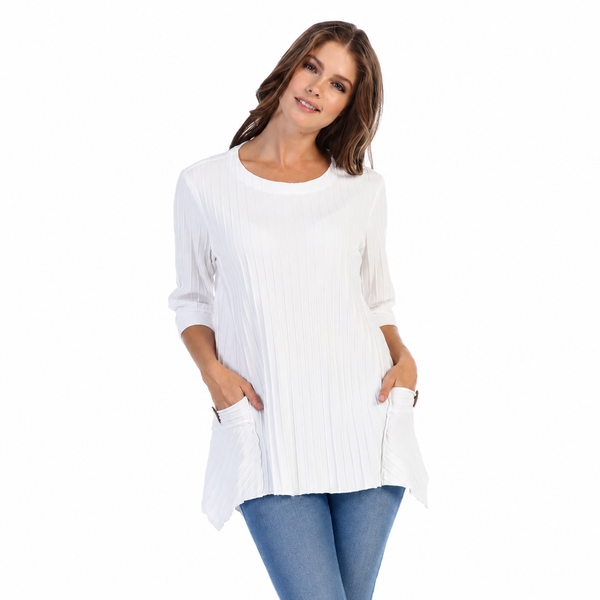 Textured Ribbed Cotton Tunic - CS330