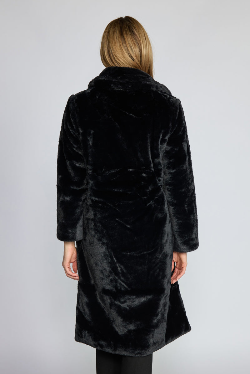 Starstruck Car Coat by Olivia by Habitat in Black